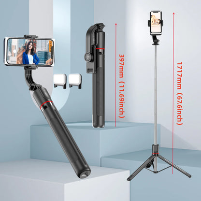 Gimbal Stabilizer Selfie Stick Tripod Gimbal 360 Rotation Following