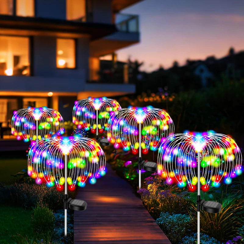 Solar Lights Waterproof Outdoor LED Solar Pathway Christmas