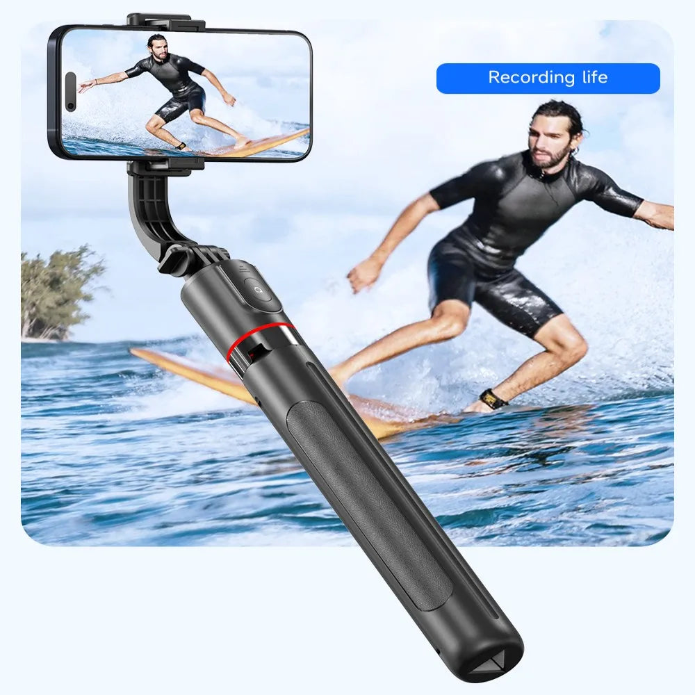 Gimbal Stabilizer Selfie Stick Tripod Gimbal 360 Rotation Following