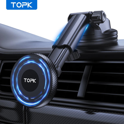 TOPK Mag-Safe Car Phone Holder Magnetic Phone Car Mount for Windshield