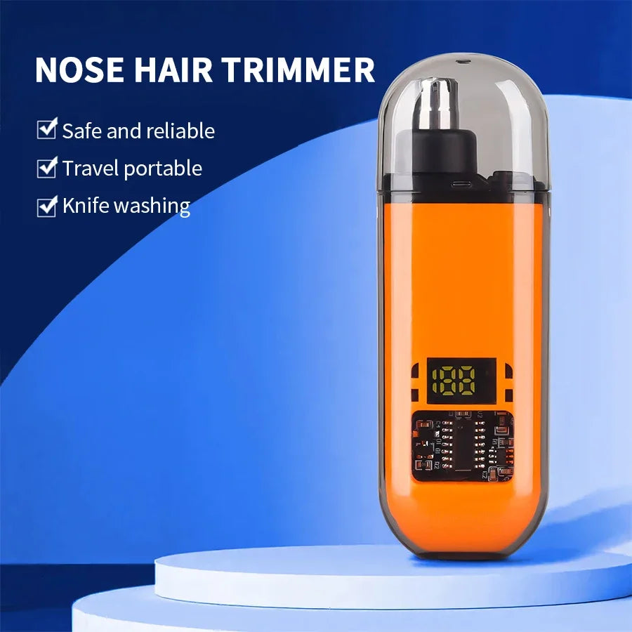 Mini Electric Nose Hair Clipper Rechargeable Multi-kinetic Shaving