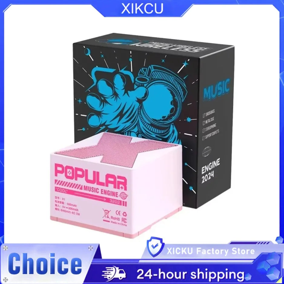 Compact Bluetooth Audio Speaker with Full-Range Sound