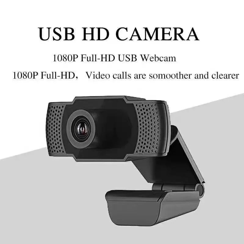 New 1080P Webcam Full HD Web Camera With LED Fill Light Microphone USB