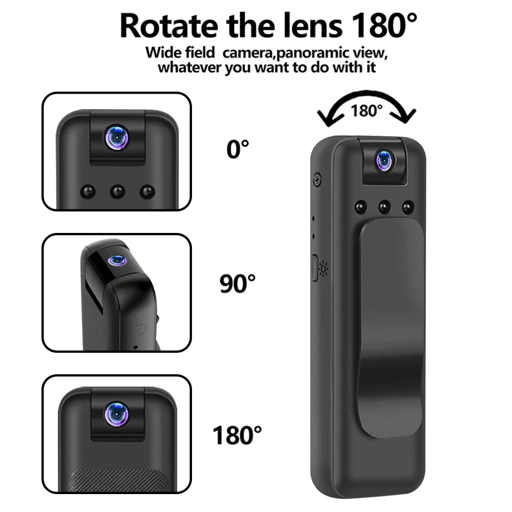 Mini Pocket WIFI Camera Infrared Night Vision Small Body Camera