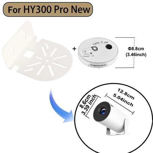 DITONG  Wall Mount Projector Stand Sturdy Durable Metal Bracket