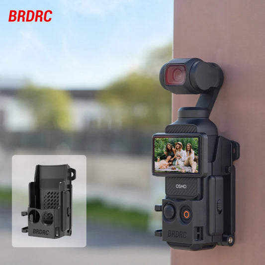 BRDRC Magnetic Clip Mount for DJI Osmo Pocket 3 Quick Release Back