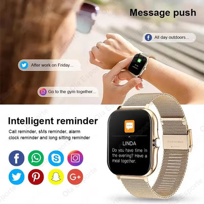 NEW 2025 Fashion SmartWatch Android Phone 2.01" Color Screen Full