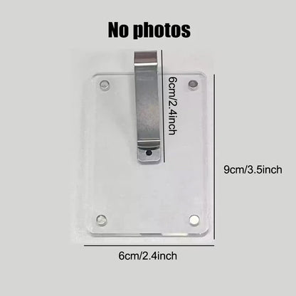 1/2/3Pcs Picture Photo Frame Car Visor Photo Clip Auto Interior Decor