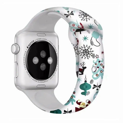 Christmas strap For Apple Watch band 45mm/41mm 44mm 40mm 49mm 42mm
