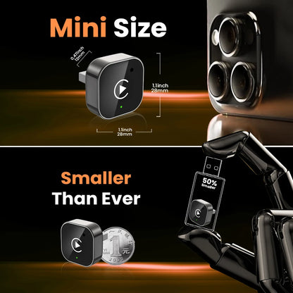 CarPlay Android Auto Wireless Adapter Plug And Play Bluetooth WiFi