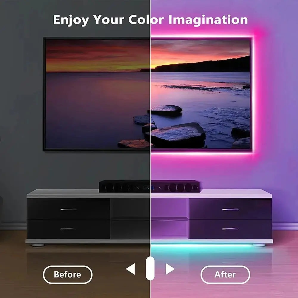 LED Strip Lights for TV ,Bluetooth USB TV Backlight Kit with