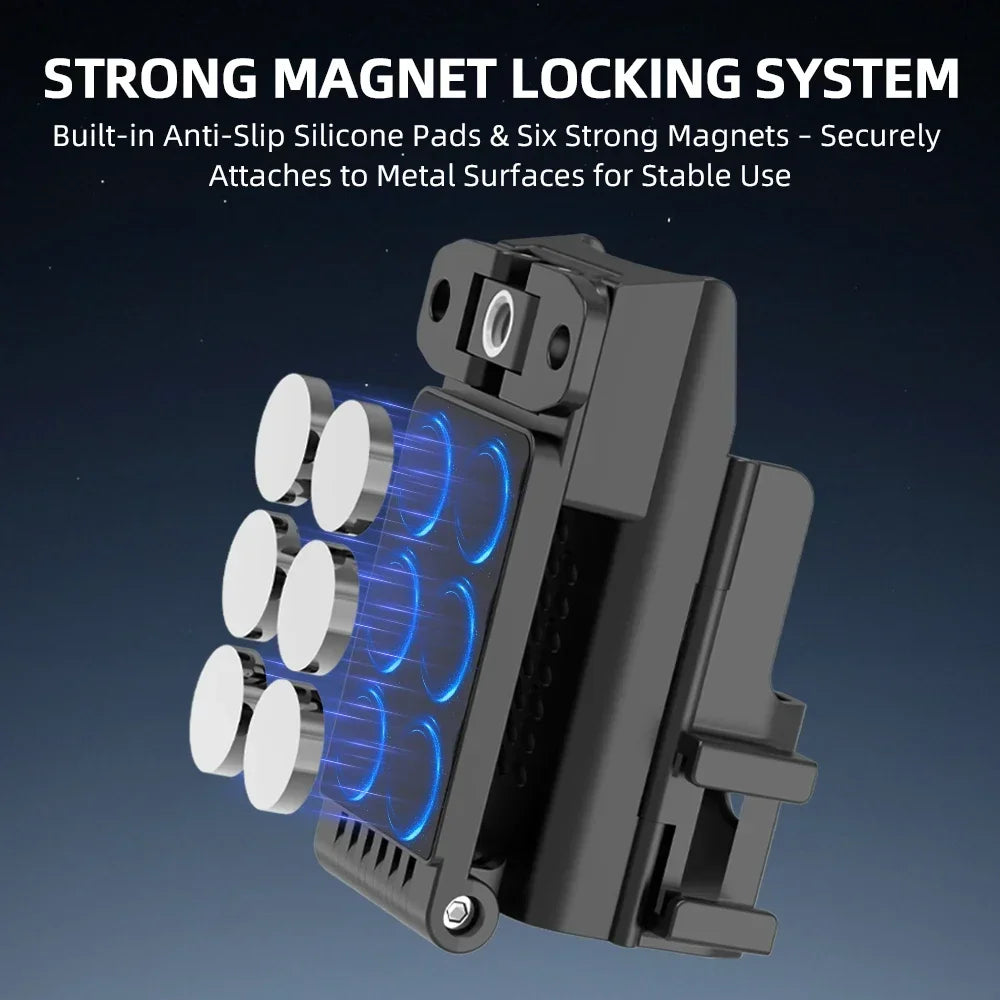 BRDRC Magnetic Clip Mount for DJI Osmo Pocket 3 Quick Release Back