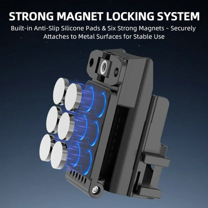 BRDRC Magnetic Clip Mount for DJI Osmo Pocket 3 Quick Release Back