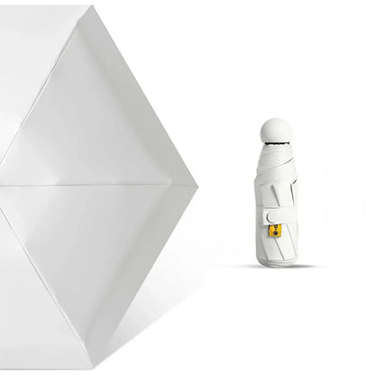 Sun Umbrella Travel Umbrella Compact Ultralight Mini Portable