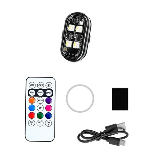 Rechargeable LED Remote Control Car Light