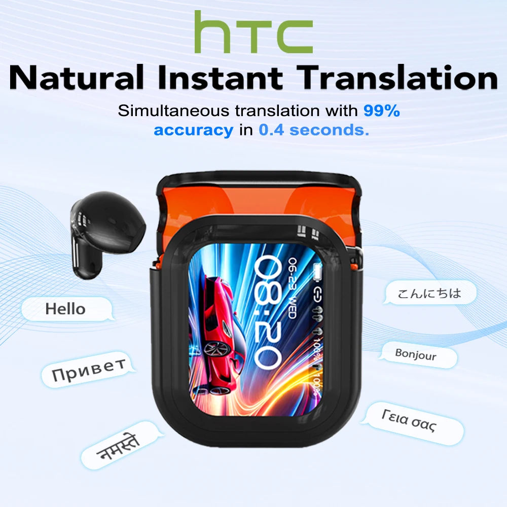 HTC NE20 New Bluetooth 6.0 Wireless Headphones Translation