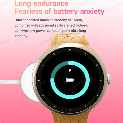 New Bluetooth Call Smartwatch Men GPS Tracker Blood Pressure Sleep