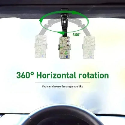 Adjustable Rotate Multifunctional Car Phone Holder Auto Rearview