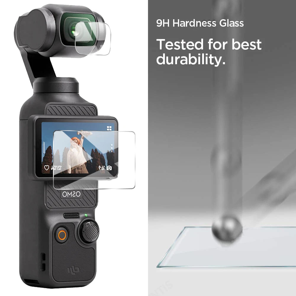 9H Tempered Glass for DJI OSMO Pocket 3 Full Screen Protector For DJI