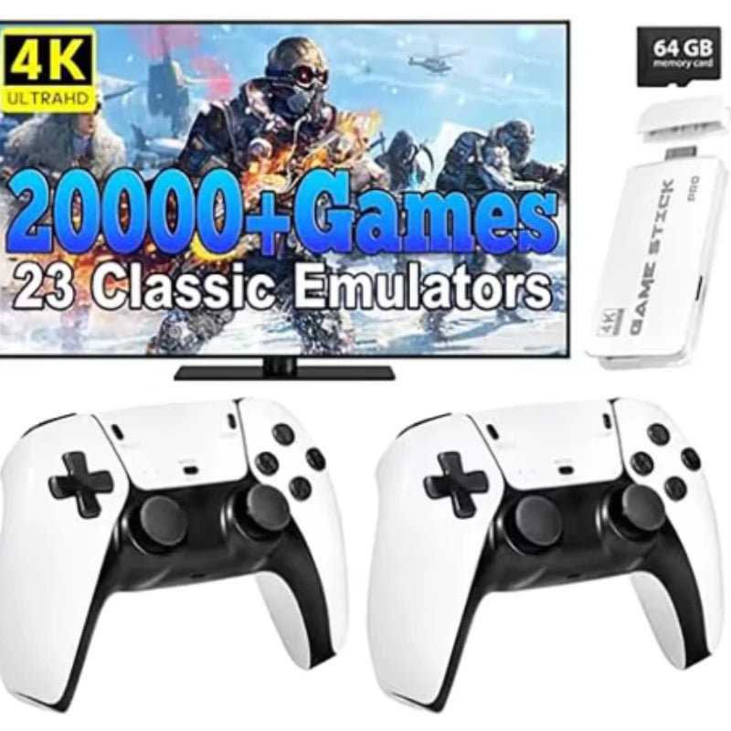 M15 4K Handheld Video Game Console 64G 20000+ Retro Games Wireless