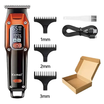 Kemei KM-658 Hair Clipper Cord or Cordless Use Hair Trimmer Barber