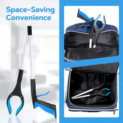 Foldable Grabber 32 Inch Extra Long Reacher Pickers Garbage Pick Up