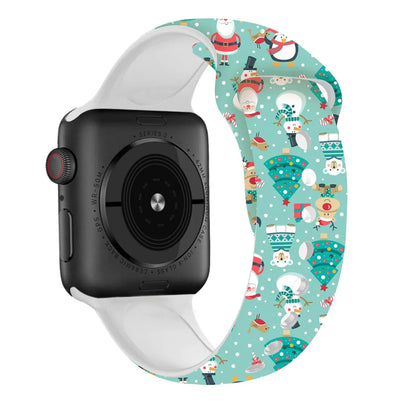 Christmas strap For Apple Watch band 45mm/41mm 44mm 40mm 49mm 42mm
