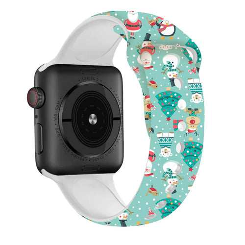 Christmas strap For Apple Watch band 45mm/41mm 44mm 40mm 49mm 42mm