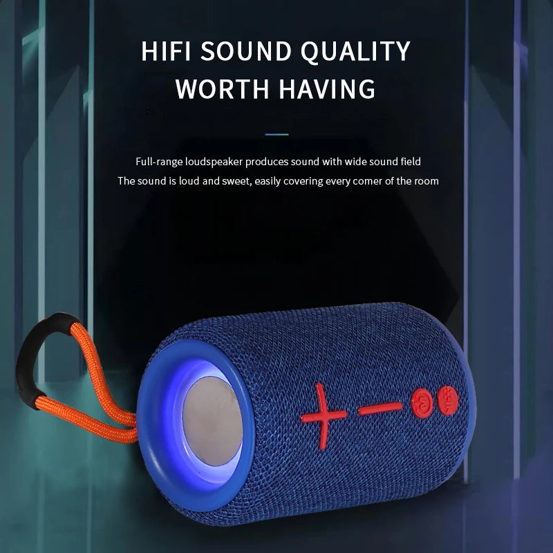Rockmia EBS-033 5W Mini Fabric Mesh Speaker Bluetooth 5.0 Wireless