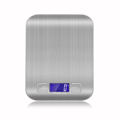 New 5kg/1g Portable Kitchen Scale Coffee Electronic Scale Stainless