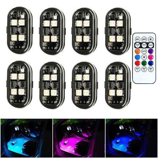 Rechargeable LED Remote Control Car Light