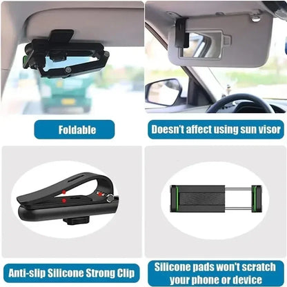 Adjustable Rotate Multifunctional Car Phone Holder Auto Rearview