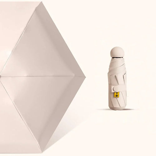 Sun Umbrella Travel Umbrella Compact Ultralight Mini Portable