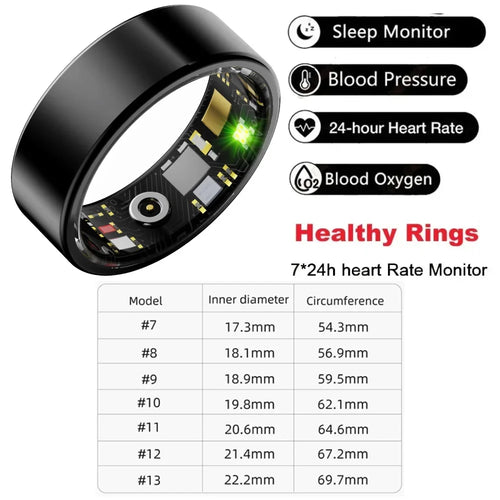 Zordai New R11M For Men SmartRing Heart Rate Health Sleep Monitoring