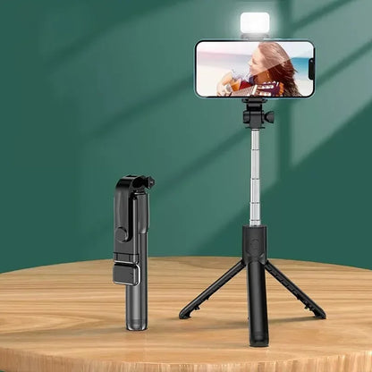 Selfie Stick Telescopic Travel Handheld Tripod Portable Phone Stand