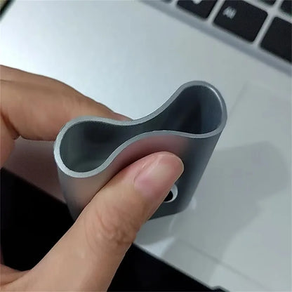 Plating Crooked Silver Love Heart Case for Iphone 18W/20W Charger