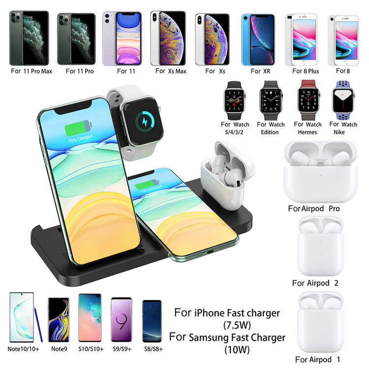 Dragon Wireless Charging Station For iPhone and Samsung Phones