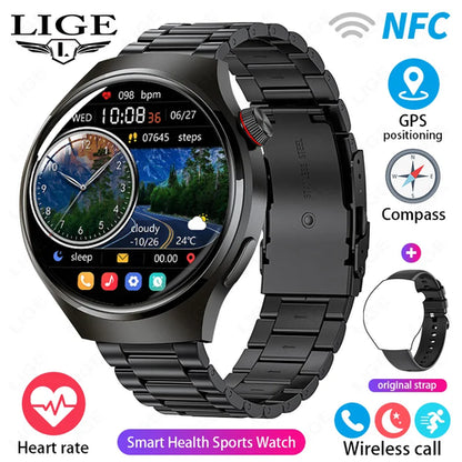 New Smart Watch Men 360*360 HD Screen GPS Tracker Custom Dial