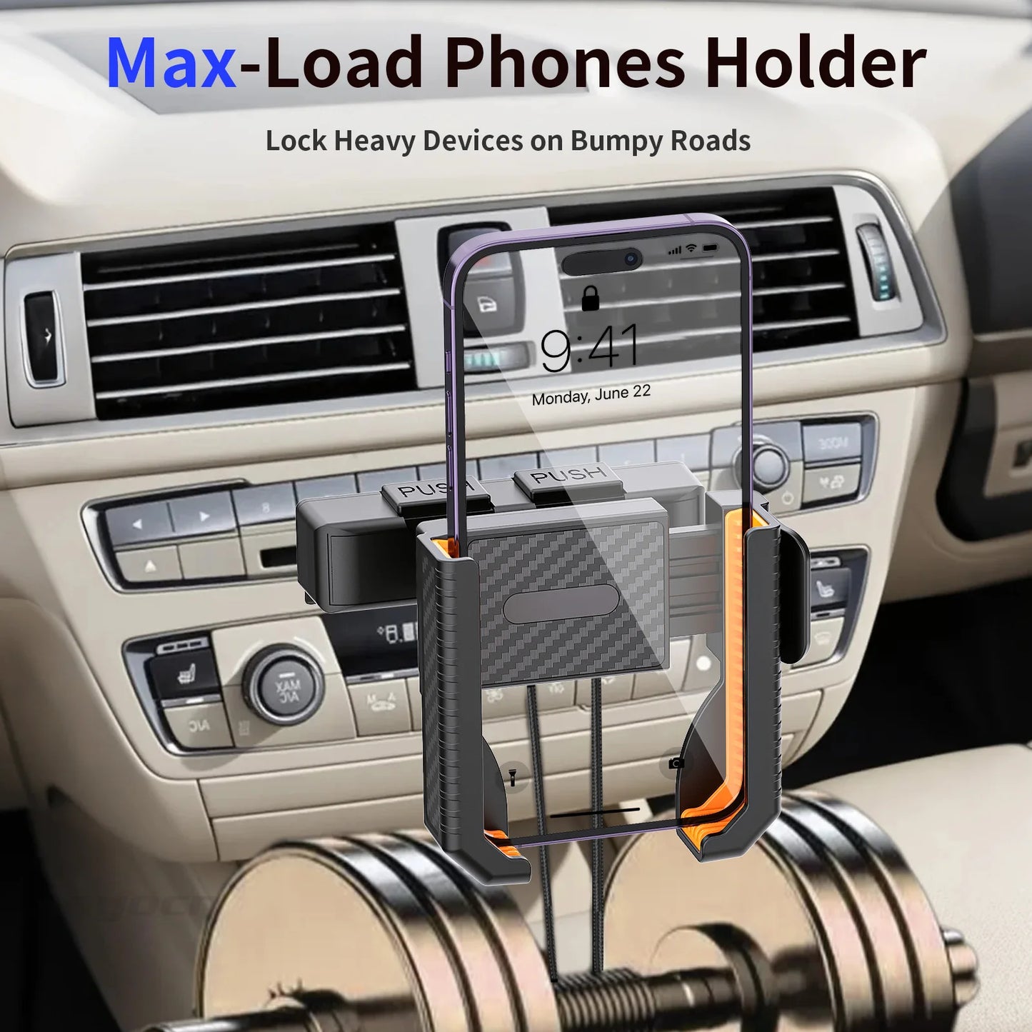 Car Phone Holder CD Slot Mount Compatible for Apple IPhone 16 15 14