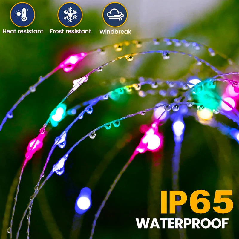 Solar Lights Waterproof Outdoor LED Solar Pathway Christmas