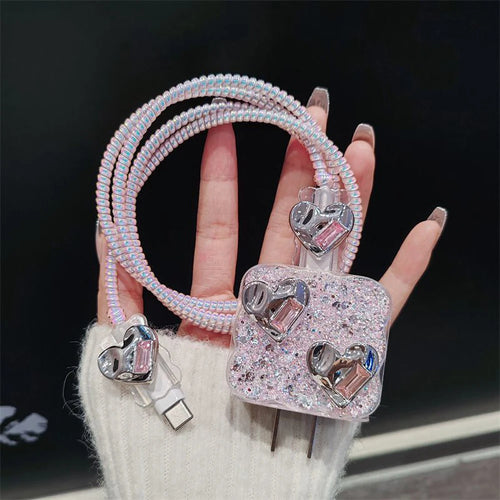 Clear Black Bow Charge Protective Case For iPhone 18W-20W US