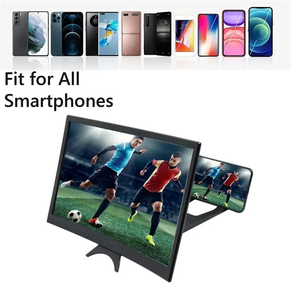 Mobile Phone Screen Magnifier 3D HD Magnifier 12 Inch Large Screen