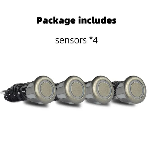 4PCS 22mm Ultrasonic Parking Sensors Reverse Backup Radar System