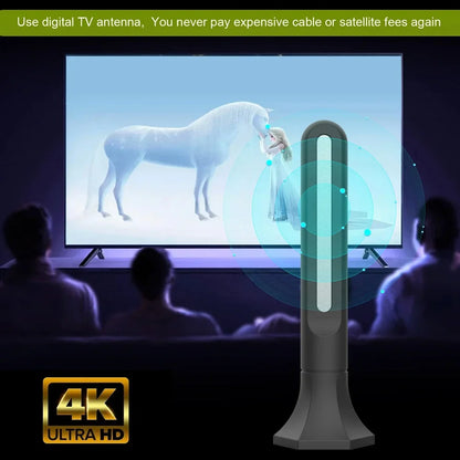 Indoor TV Antenna with Advanced Amplifier Technology 150 Mile Range