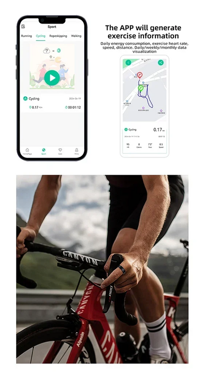 Zordai New R11M For Men SmartRing Heart Rate Health Sleep Monitoring