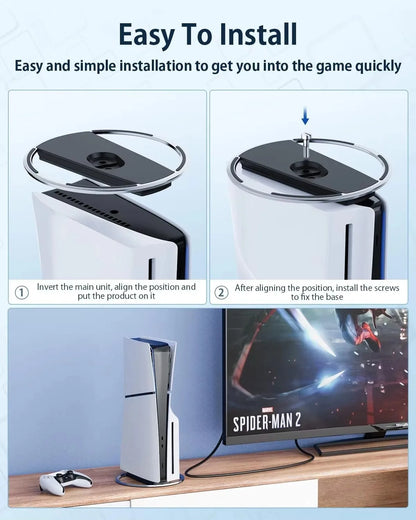 New Console Host Stand For PS5 Slim/PS5 PRO Vertical Storage Stand