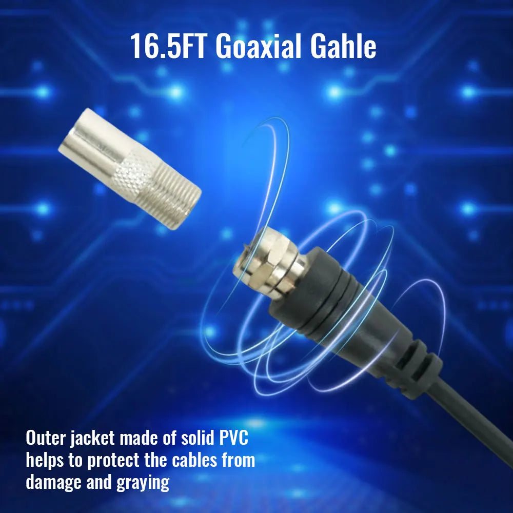 TV Digital Antenna with Amplifier Signal Support 4K 1080P Suitable for