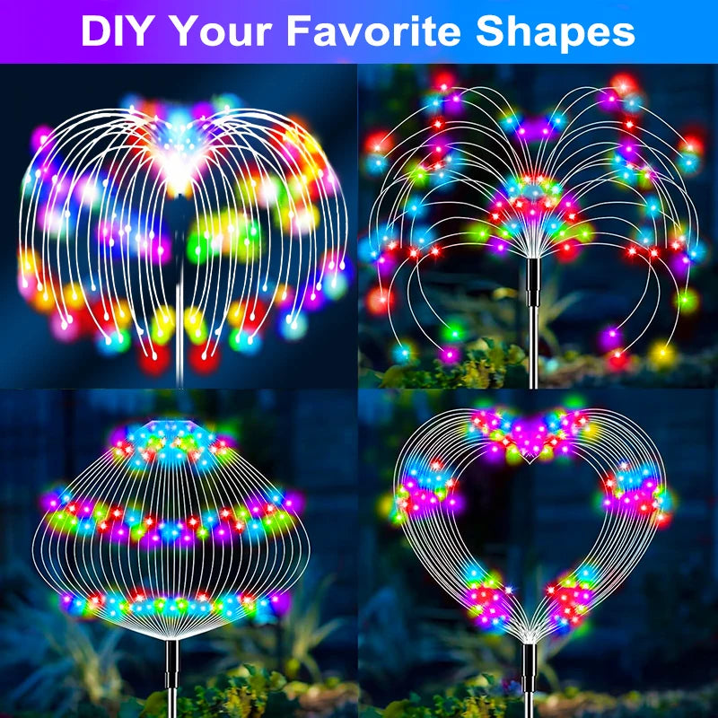 Solar Lights Waterproof Outdoor LED Solar Pathway Christmas