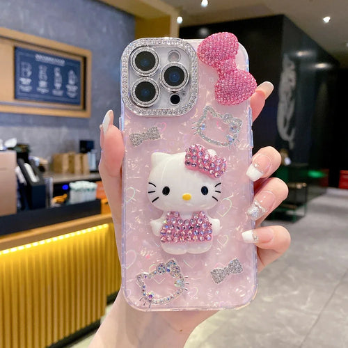 Phone Case For iPhone 17 16 15 14 13 12 Pro Max 3D Stereoscopic Cute
