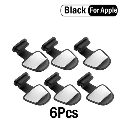 2-6PCS USB C Anti Loss Dust Plugs Type C Charging Port Cover for